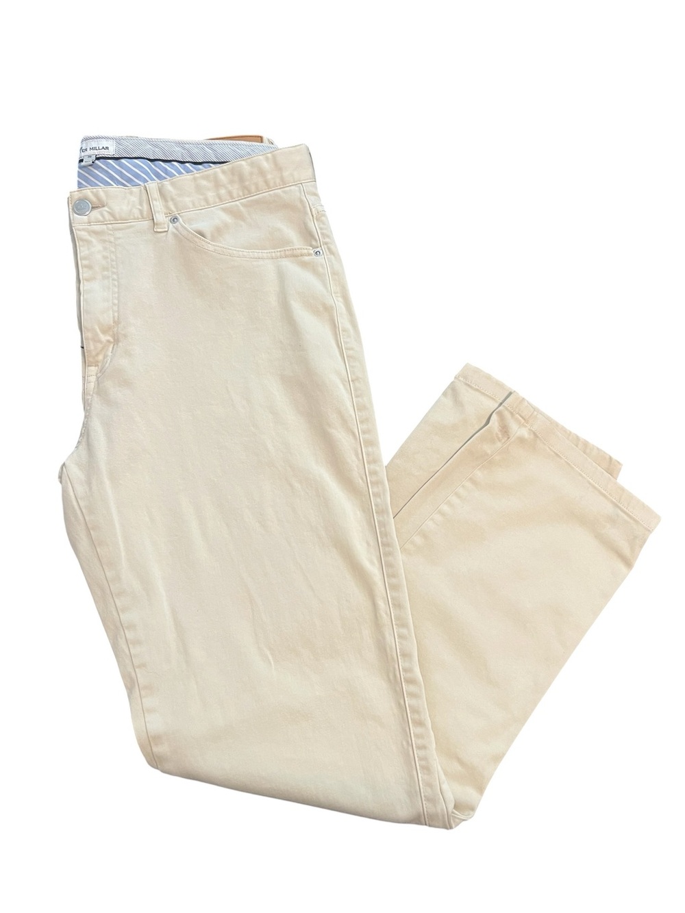 Peter Millar Men’s Khaki Chino Trousers Size 36